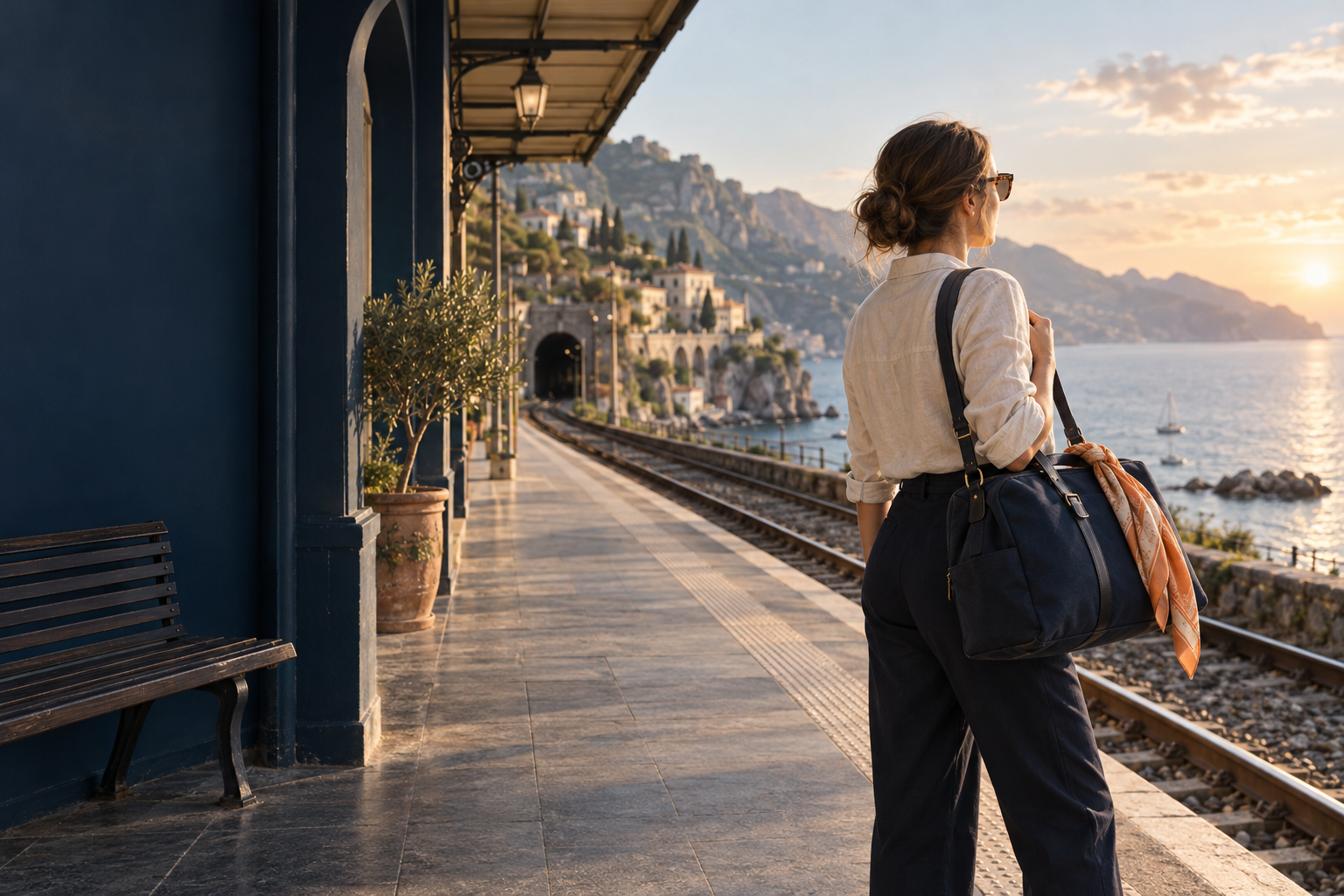 Follow your own route. — illustrative travel scene, not a product photograph.